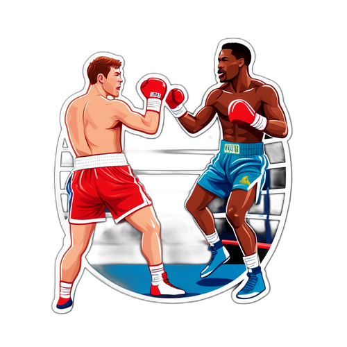 Opwinding van de Canelo vs. Crawford Bokswedstrijd