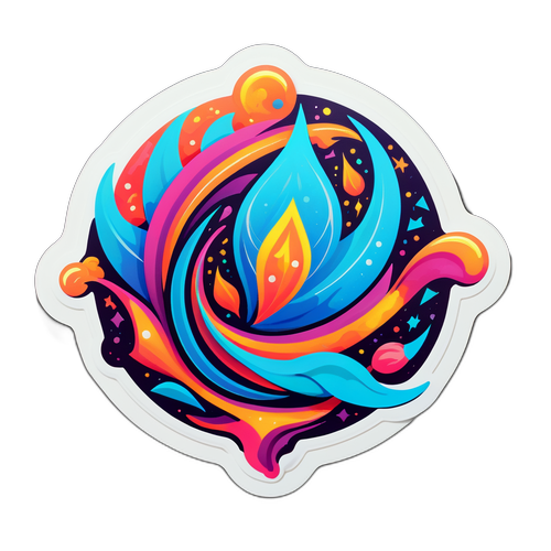 Створення дизайну з абстрактними формами, що підкреслюють енергетичну суть Шайдоровa