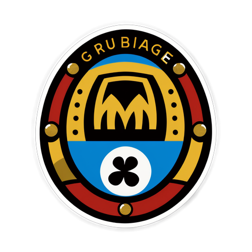 Sticker Gaya Trendy: Logo Vintage Milan dan Elemen Club Brugge dalam Gaya Grafiti yang Menggoda!