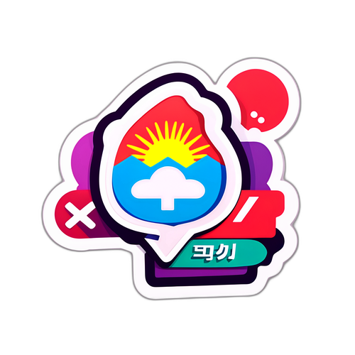 요약 뉴스 클립과 연합뉴스 로고가 결합된 스티커