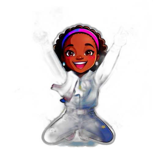 Celebratory Pose Sticker