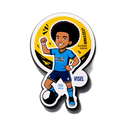 Sticker met Witsel in actie