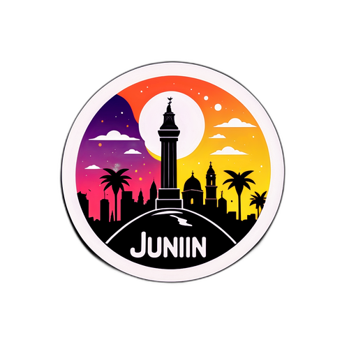 Sticker de la ciudad de Junín