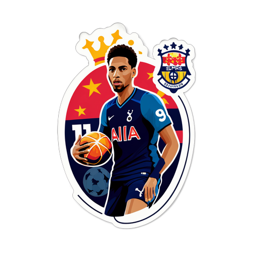 สติ๊กเกอร์สเปอร์ส featuring ผู้เล่นชื่อดังในชุดทีม