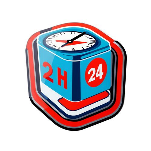 Sticker đồng hồ tin 24h