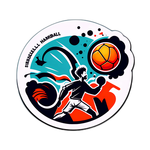 Intens håndboldkamp