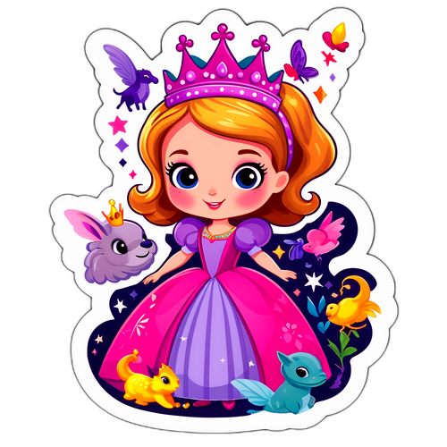 Prinsesse Josephine Magisk Sticker