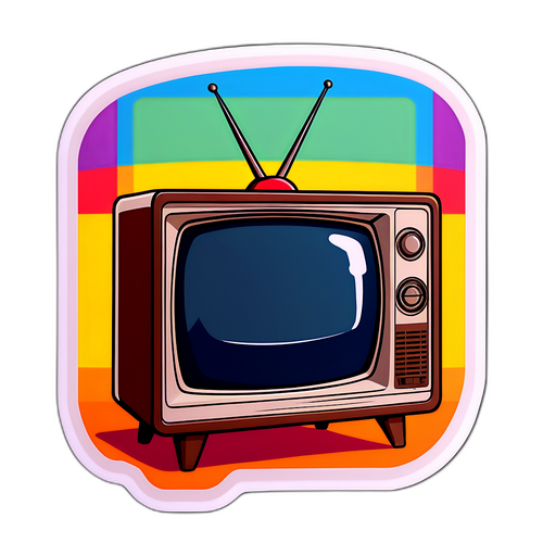 TV Vintage com Toque Nostálgico