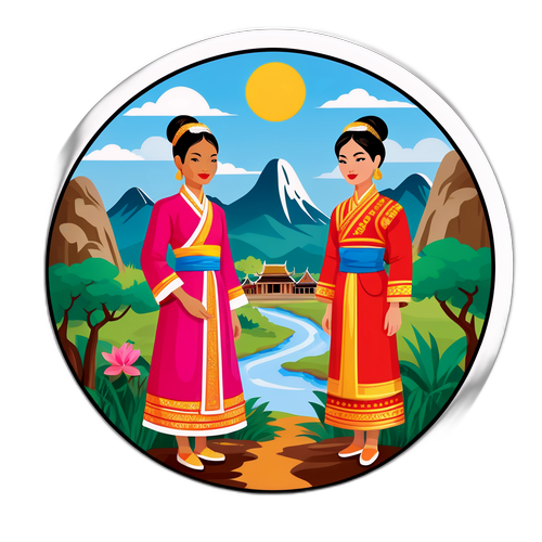 Ein malerisches Abbild der kulturellen Vielfalt von Laos