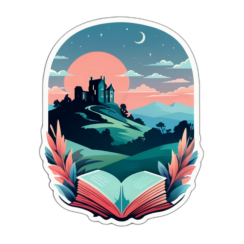 Romantische Darstellung des Buchcovers von "Sturmhöhe"