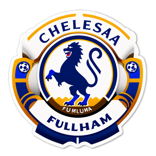 Chelsea vs Fulham Sticker Design