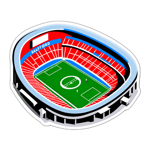Sticker Stadium Bola Sepak