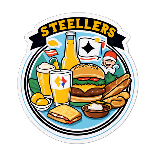 Steelers Game Day Celebration Sticker
