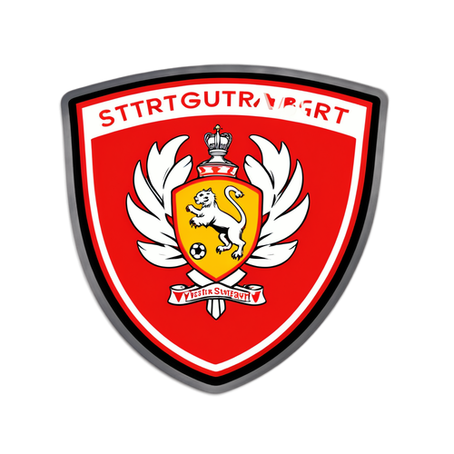 VfB Stuttgart Logo Auf Modernem Aufkleber