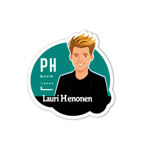 Lauri Heinonen: Minimalist Design, Maximum Style - Your Next Favorite Sticker!