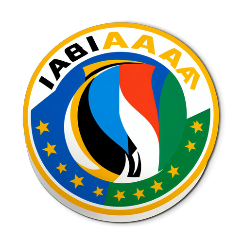 Serie A logo klasszikus olasz futball színekben