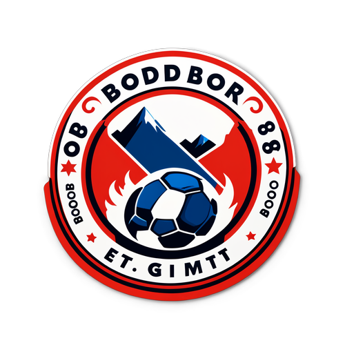 Sticker med Bodø/Glimt-logo