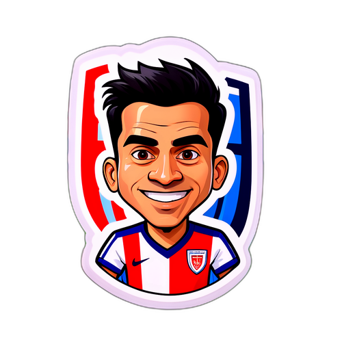 Adesivo Caricatura de Cristian Medina