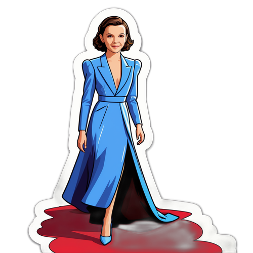 Millie Bobby Brown a vörös szőnyegen