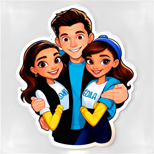 Tom Holland i Zendaya w Kolorowej Przygódce! Niezwykły Sticker dla Fanów Filmu!