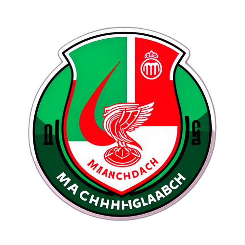 Sticker dedicat meciului dintre Mainz 05 și Mönchengladbach