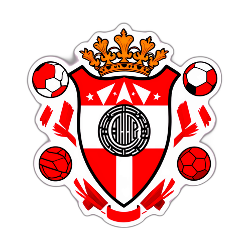 Wappen von River Plate mit Fanartikeln