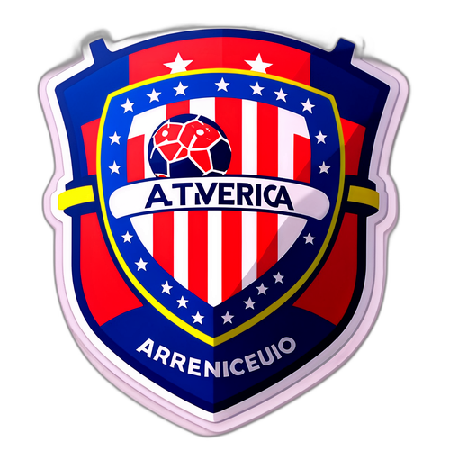 Adesiv cu simbolul echipei de fotbal Atlético Madrid