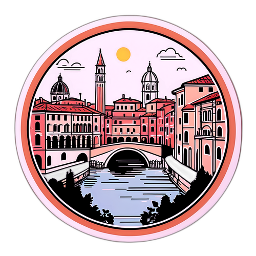 Ilustrație a unui oraș pitoresc, Verona