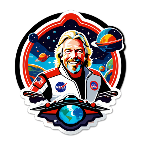 Visionary Space Travel Sticker