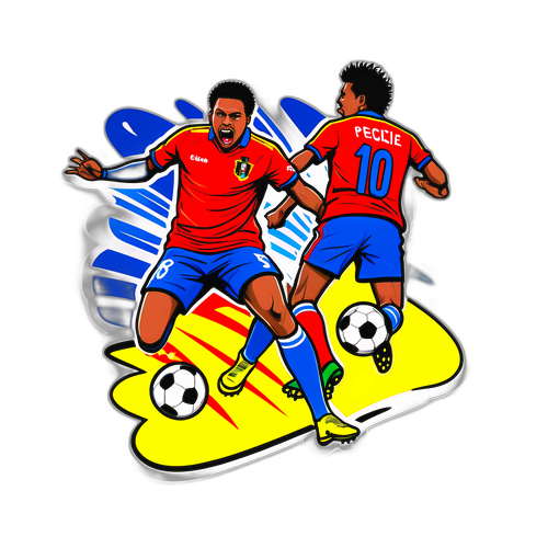 Moment Dramatis Pertandingan Bahia vs Sport Recife