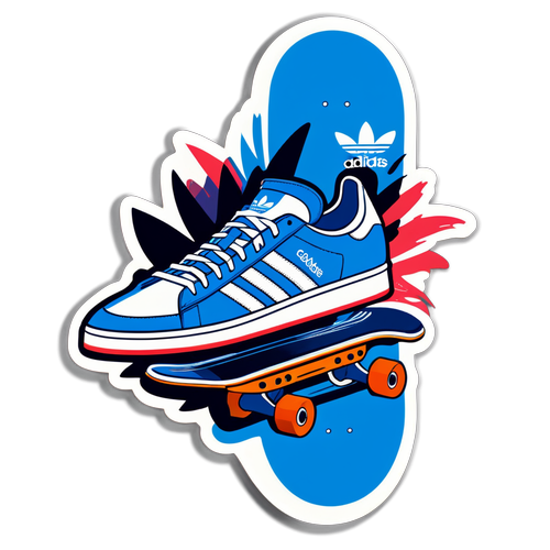 Adidas Campus Skateboard Sticker