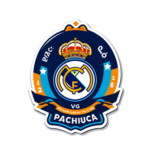 Diseño de Sticker para el partido Real Madrid vs Pachuca