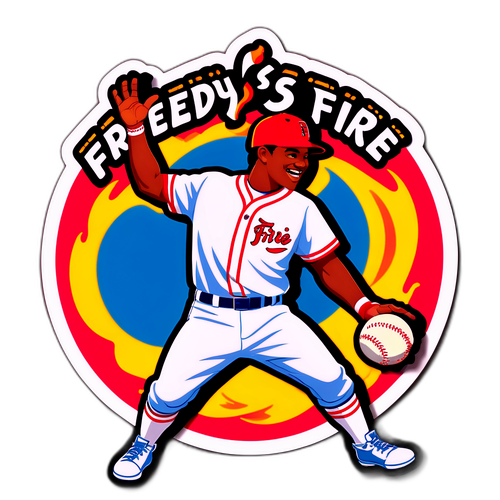 Freddy Freeman's Fire Sticker