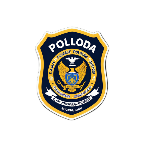 Stiker Badge Stylish untuk Kabid Propam Polda Sumut