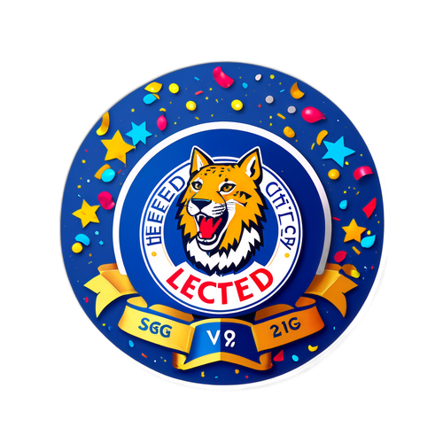 Stiker Perayaan Sheffield United vs Leicester City