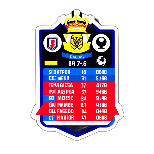 สติ๊กเกอร์สถิติทีมพรีเมียร์ลีก