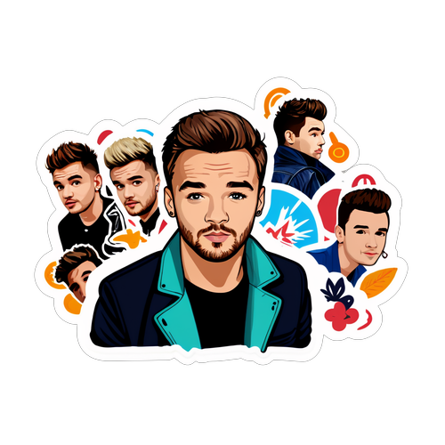 Der unwiderstehliche Liam Payne: Ein Sticker, der den Geist von One Direction einfängt!