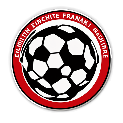 Eintracht Frankfurt Sticker – Verbindung von Stadt und Club mit einem Fußball