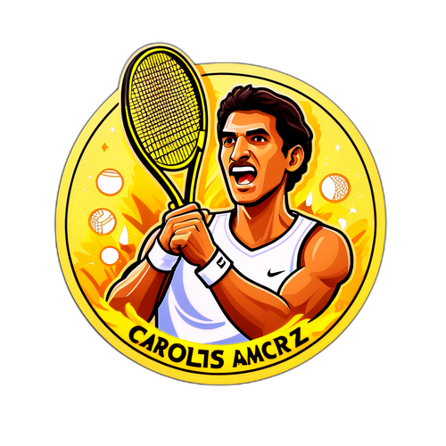 Sticker Penghormatan kepada Pencapaian Carlos Alcaraz