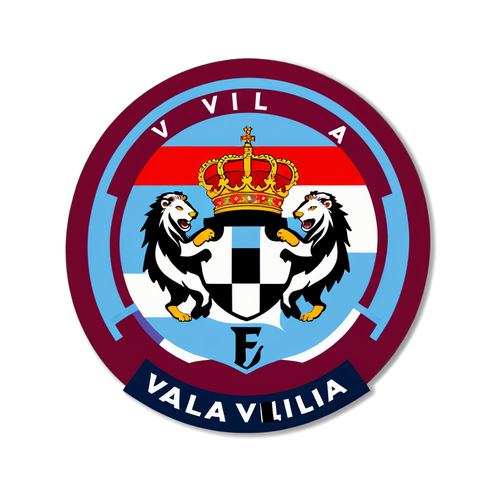 Desenho estilizado do logo do Aston Villa