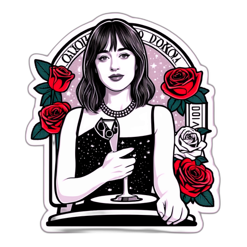 Sticker Manis Dakota Johnson