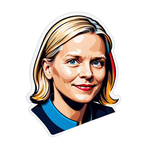 Kunstnerisk illustrasjon av Sylvi Listhaug