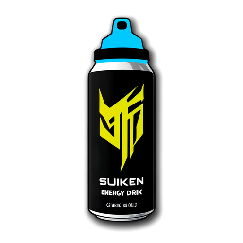 Energiajuoma-tyylinen tarra