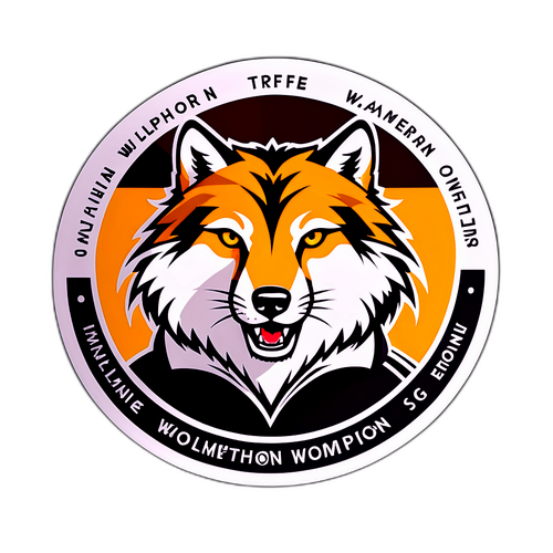 울버햄프턴의 찬가를 떠오르게 하는 스티커