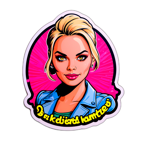 Ein coole Aufkleber von Daniela Katzenberger mit einzigartigem Modebewusstsein und humorvollem Slogan