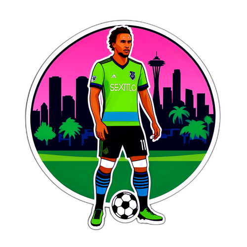 Pemain Seattle Sounders Bersiap untuk Pertandingan