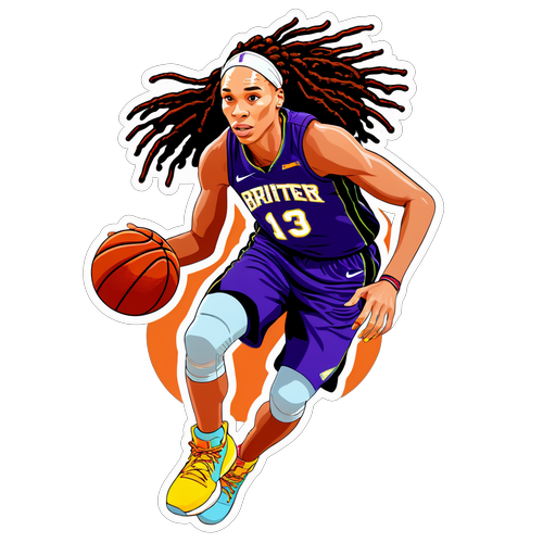 Inspiration on the Court: Brittney Griner's Powerful Journey Captured in One Incredible Sticker!