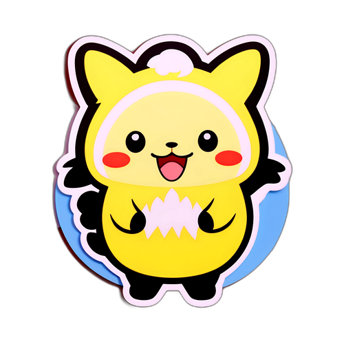 かわいいキャラクターつるはロゴ風