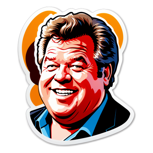 Vriendschap Sticker met George Wendt