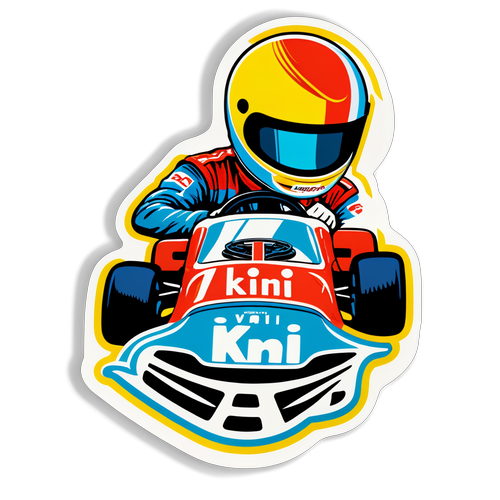 Vintage Racing Sticker van Kimi Antonelli